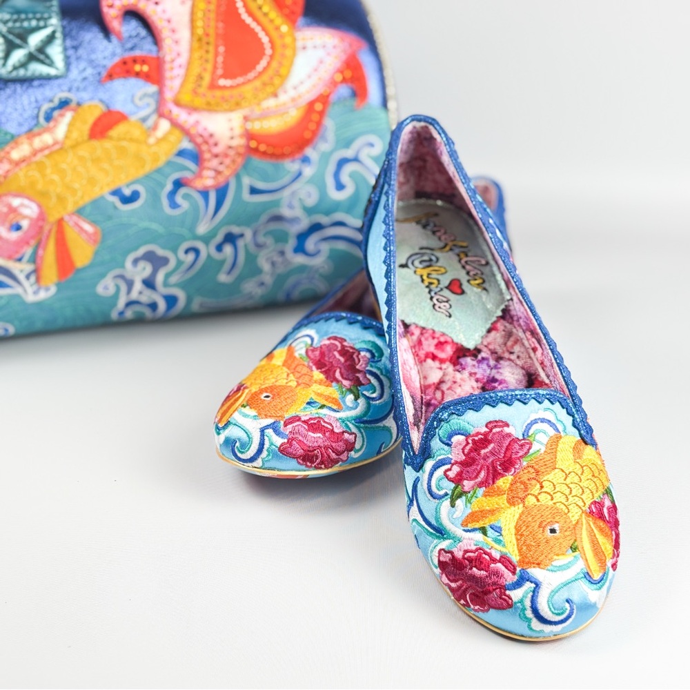 Irregular Choice Pescado Oro Goldfish Flats – Size 39 / UK 6 – Rare